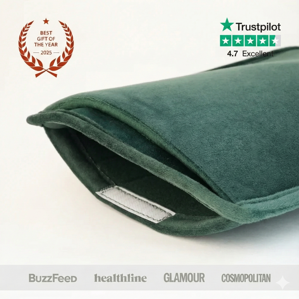 Bouillotte Électrique Rechargeable avec Housse Pochette Mains Douce - Chauffe en 10 min - Cosyheat